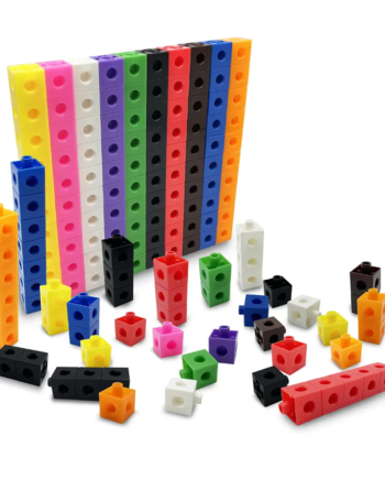 100 Cubos De Encaje Unifix - Matemáticas - Método Singapur