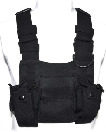 Bolsa Táctica De Pecho Chaleco Ajustable Funcional