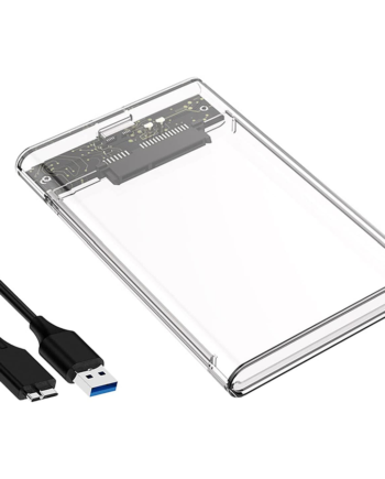 Cofre Case Transparente Disco Duro Sata2.5 Usb3.0