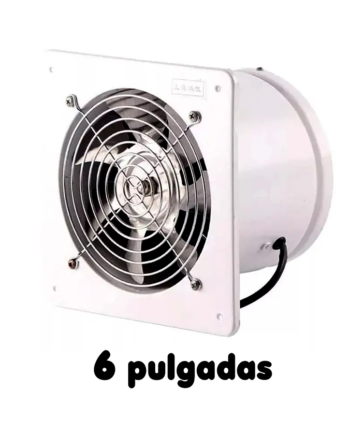 Extractor De Aire Metálico Industrial 6 Pulgadas 15cm 40w