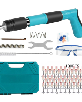 Kit De Pistola De Fijación De Pared Portátil + 100clavos
