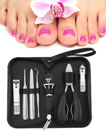 Kit Herramientas Uñas Encarnadas Set Pedicura Corta Uñas 7pz