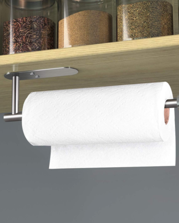 Portarollos Toalla De Papel Nova De Acero Inox Autoadhesivo