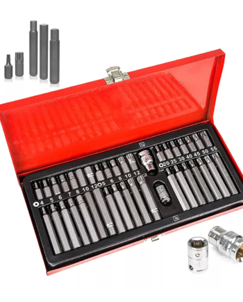 Set Kit Juego Puntas Corto Largo Torx Allen 40 Piezas