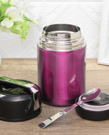 Termo De Comida Acero Inoxidable De 800 Ml + Cuchara